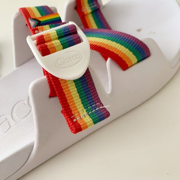 Chaco Chillos Pride Slide Sandals • Men’s 10 - Picture 2 of 8